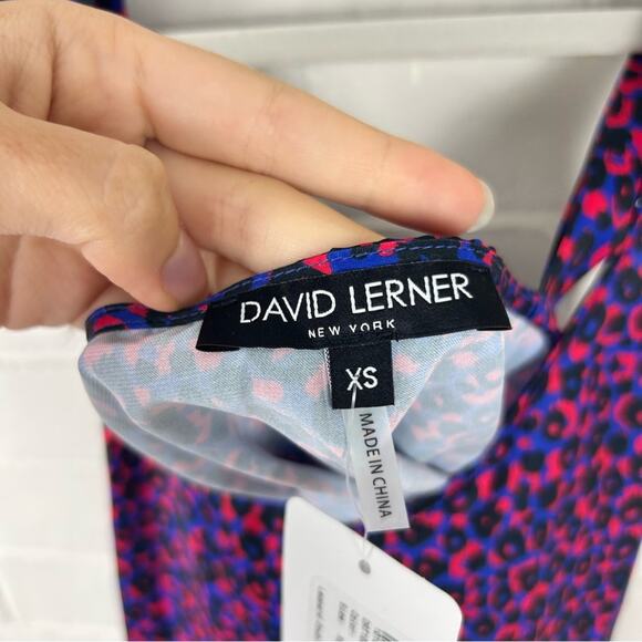 NWT Evereve David Lerner Leopard Double Strap Cami Top Size XS - Picture 6 of 9